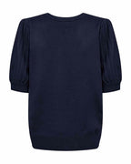 Joel Kortärmad Pullover Dam Navy Blazer | Smilebutiken - Freequent