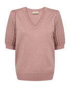 Joel Short-Sleeved Pullover Women Pale Mauve | Smilebutiken - Freequent