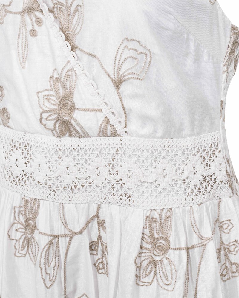 Jola Klänning Dam Brilliant White W Moonbeam | Smilebutiken - Freequent
