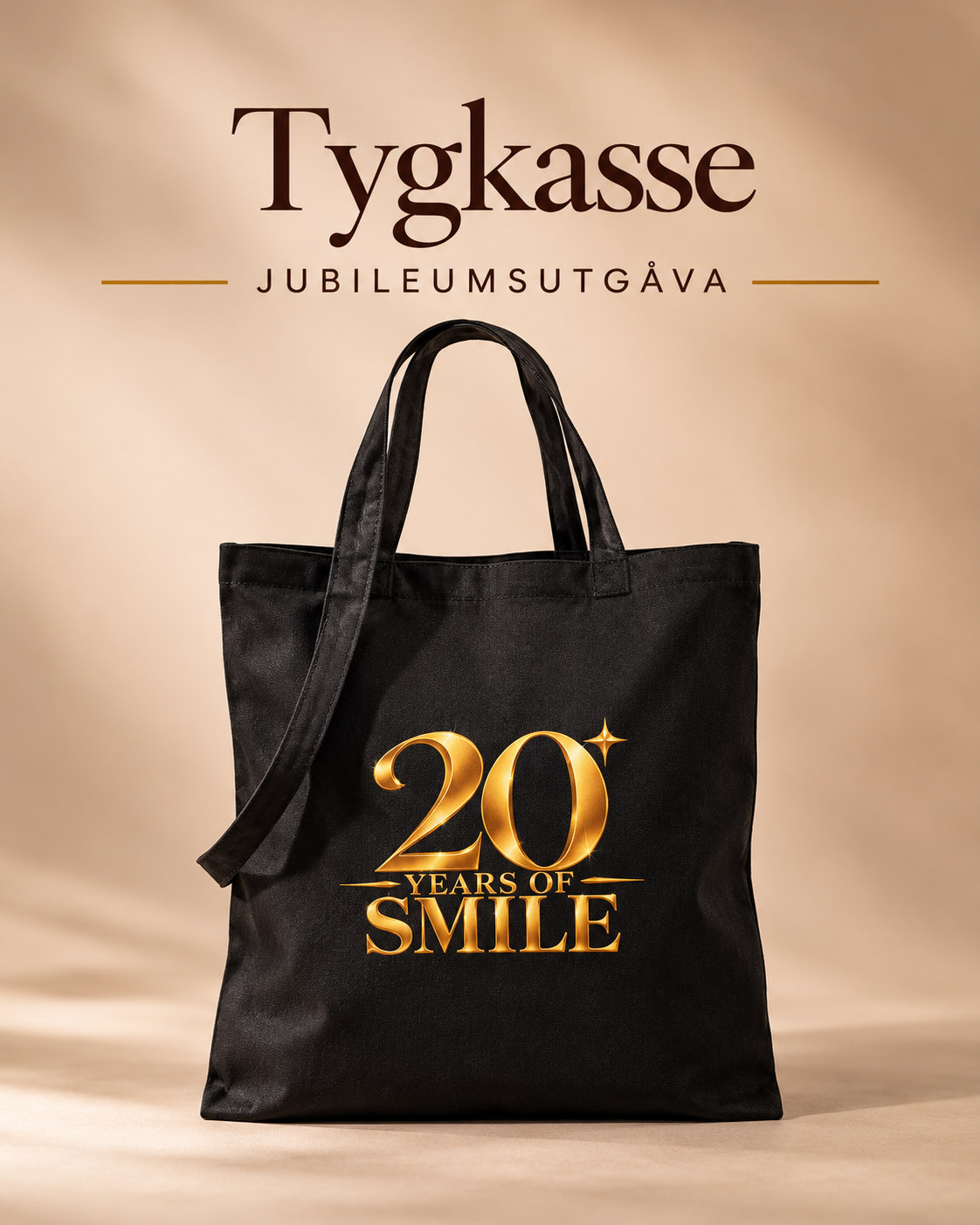 Tygkasse – Jubileumsutgåva - 20 Years of Smile