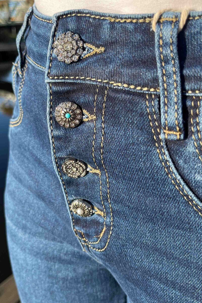 Selma Women's Blue Karostar Jeans