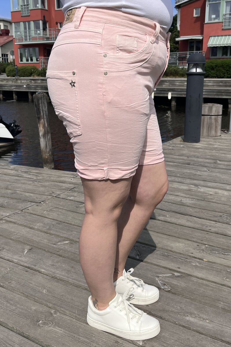 Karostar Shorts Denim Women Pink Caramelle Fashion