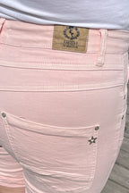Karostar Shorts Denim Women Pink Caramelle Fashion