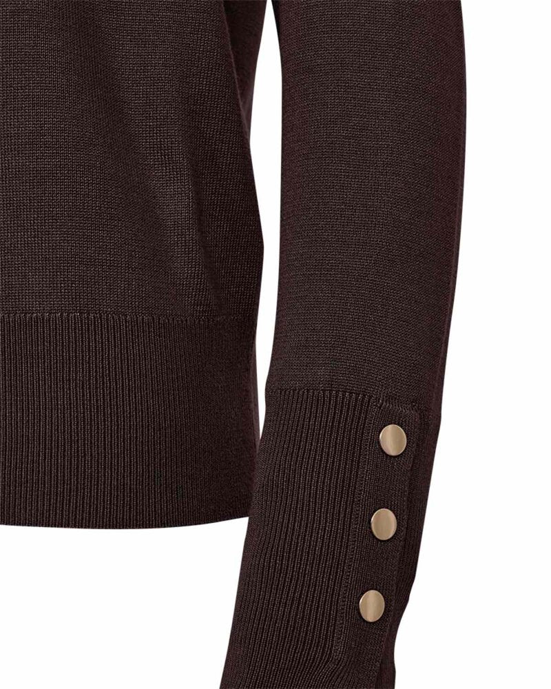 Katie Rundhalsad Cardigan Dam Mole | Smilebutiken - Freequent