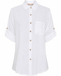 Kiara Shirt Women Optical White Marta du Chateau | Smilebutiken - Marta du Chateau