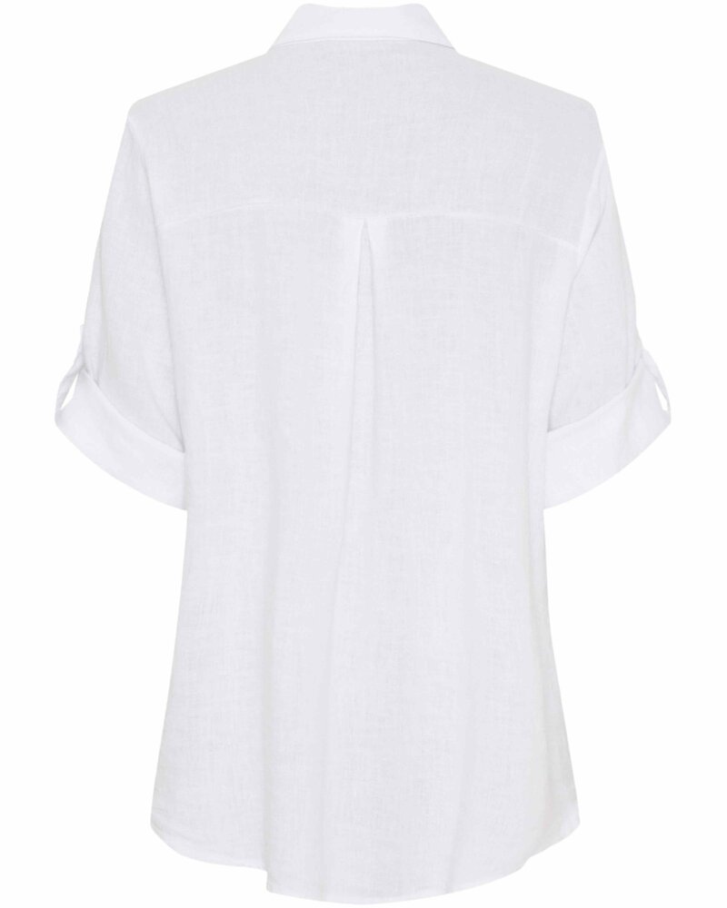 Kiara Shirt Women Optical White Marta du Chateau | Smilebutiken - Marta du Chateau