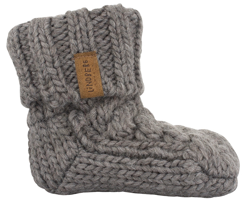 Klimpen Knitted Hat Baby Anthracite - Lindberg