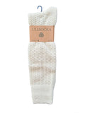 Wänerstedt Knee-High Socks Wool Women Offwhite - Wänerstedt