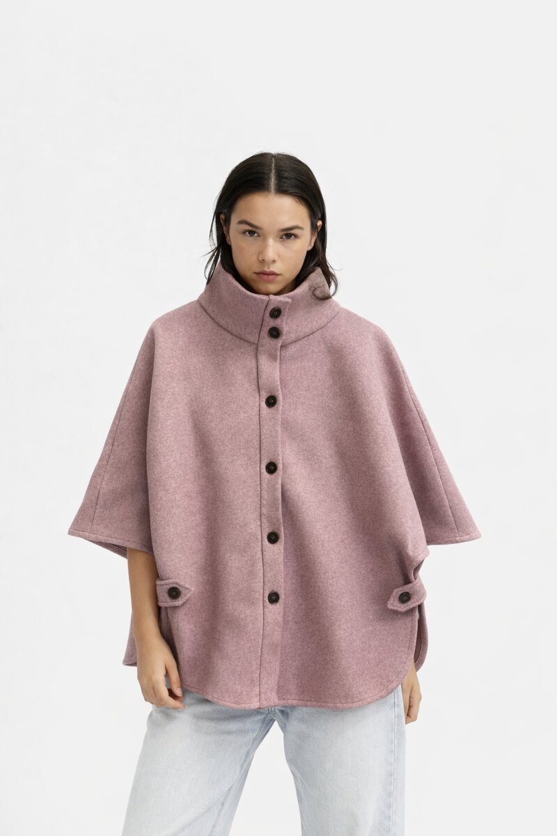 Isla Poncho Dam Hushed Violet - Kopenhaken