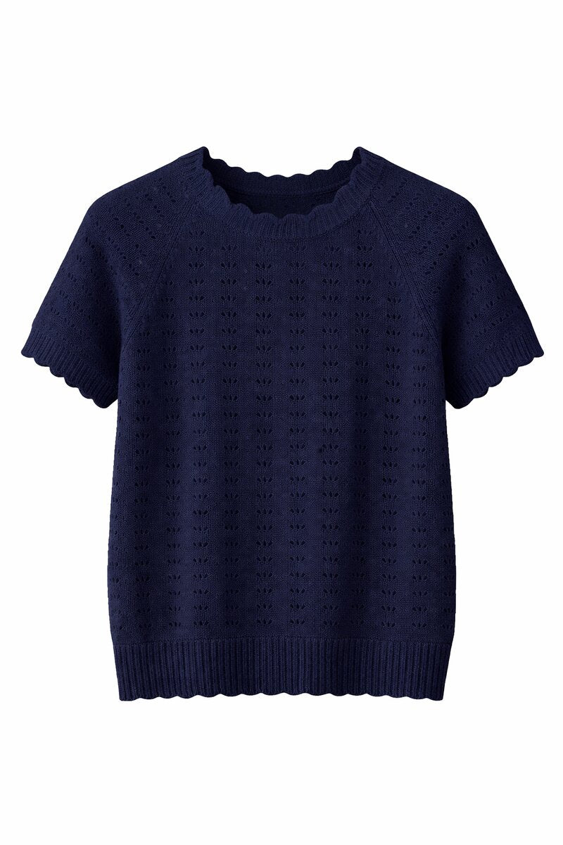 Joelle Kortärmad Pullover Dam Total Eclipse Kopenhaken