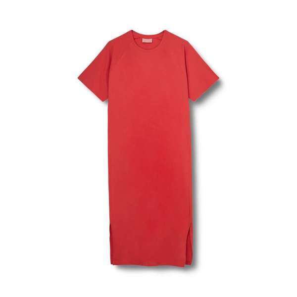 Masur T-shirtklänning Dam Poppy Red Kopenhaken