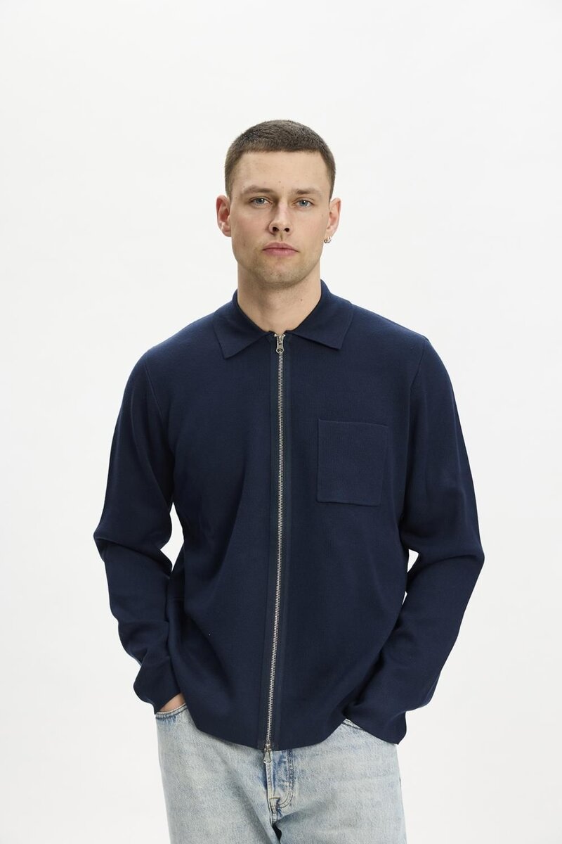 Rungsted Cardigan Men Total Eclipse Copenhagen