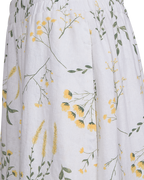 Laluna Skirt Women Brilliant White W Golden Haze | Smilebutiken - Freequent