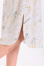 Laluna Skirt Women Brilliant White W Golden Haze | Smilebutiken - Freequent