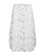 Laluna Skirt Women Brilliant White W Golden Haze | Smilebutiken - Freequent
