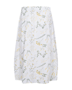Laluna Skirt Women Brilliant White W Golden Haze | Smilebutiken - Freequent