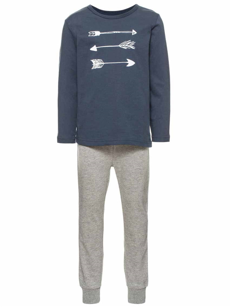 Name it Long-sleeved Pyjamas Grey Kids & Junior - Name It
