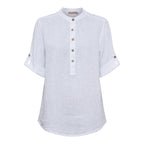 Larisa Linneskjorta Dam White | Smilebutiken - Marta du Chateau