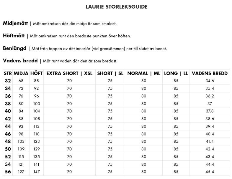 Charlotte SL Rak Passform Dam Sand - LauRie