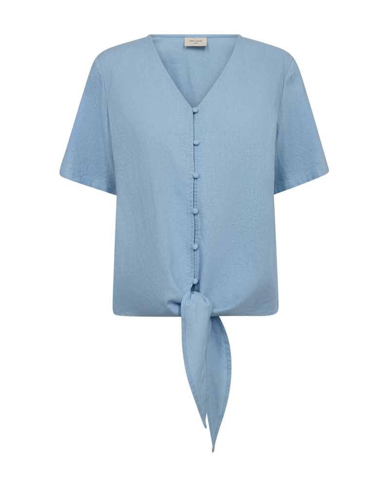 Lava Blus Med Knyt Dam Blue Bell | Smilebutiken - Freequent