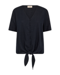 Lava Blouse With Tie Women Navy Blazer Freequent | Smilebutiken