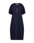 Lava Midi Dress Women Navy Blazer | Smilebutiken - Freequent