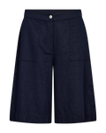 Lava Long Wide Shorts Women Navy Blazer | Smilebutiken - Freequent