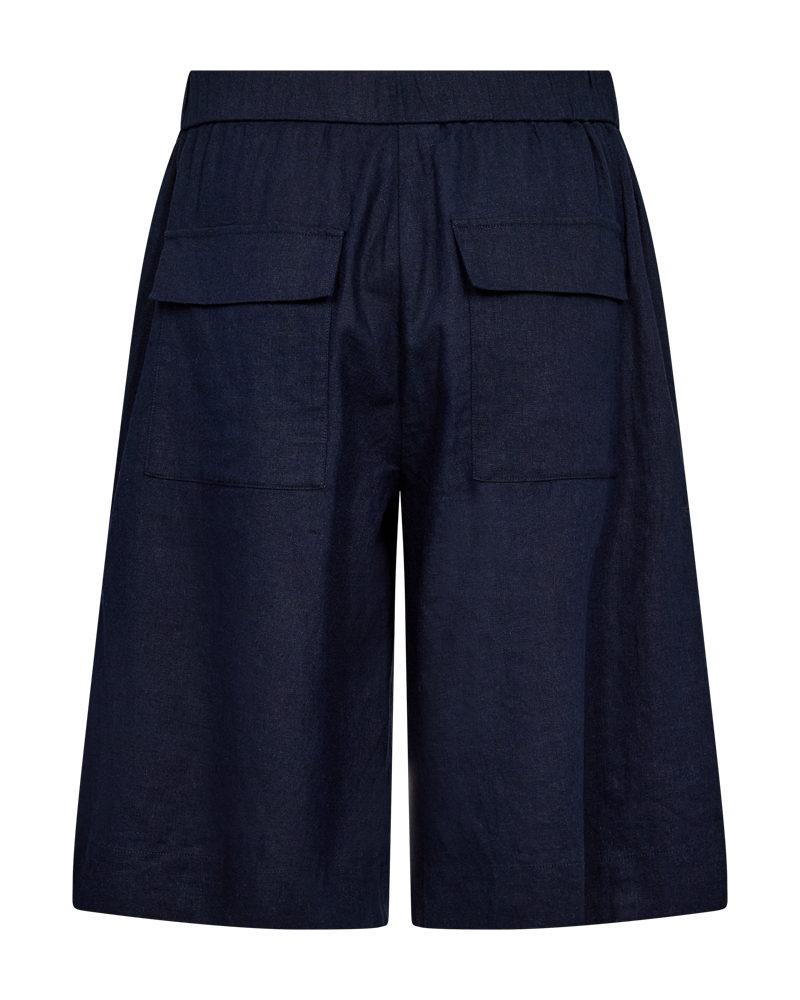 Lava Long Wide Shorts Women Navy Blazer | Smilebutiken - Freequent