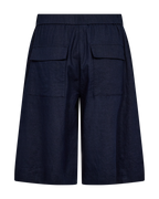Lava Long Wide Shorts Women Navy Blazer | Smilebutiken - Freequent