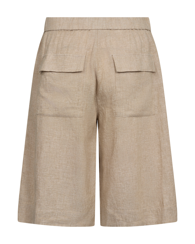 Lava Long Wide Shorts Women Sand Melange | Smilebutiken - Freequent