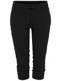 Lina Sweat Capris Black Women - ONLY PLAY