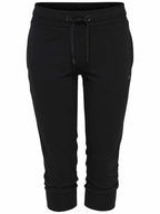 Lina Sweat Capris Black Women - ONLY PLAY