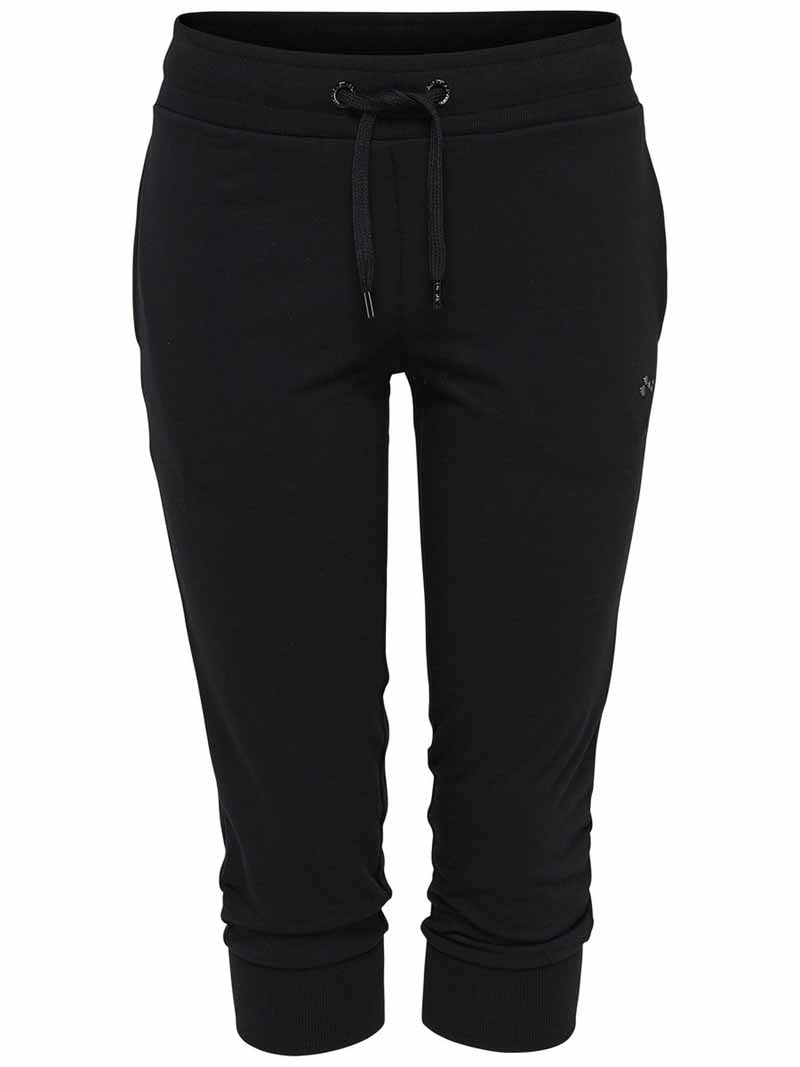 Lina Sweat Capris Black Women - ONLY PLAY