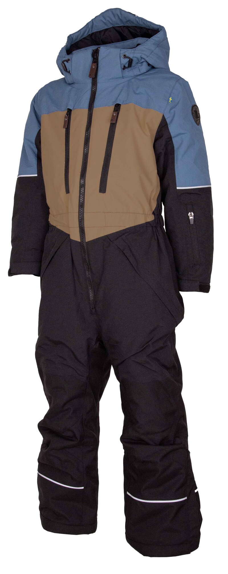 Alpine Winter Overall Kids & Junior Blue Black Lindberg