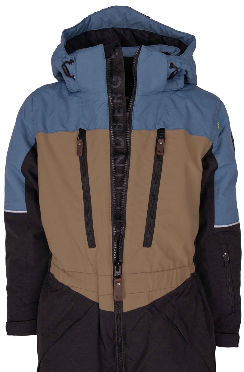 Alpine Winter Overall Kids & Junior Blue Black Lindberg