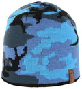 Camo Winter Hat Blue - Lindberg