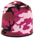 Camo Winter Hat Pink - Lindberg