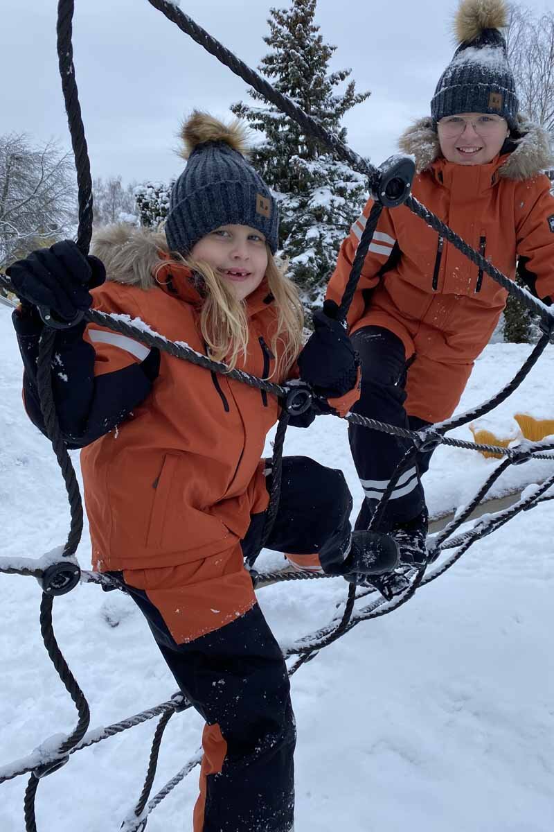 Colden Winter Trousers Junior Orange - Lindberg