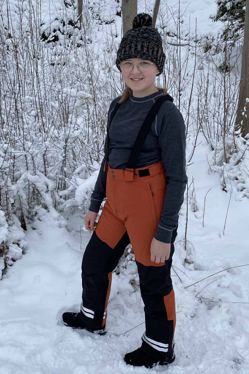 Colden Winter Trousers Junior Orange - Lindberg