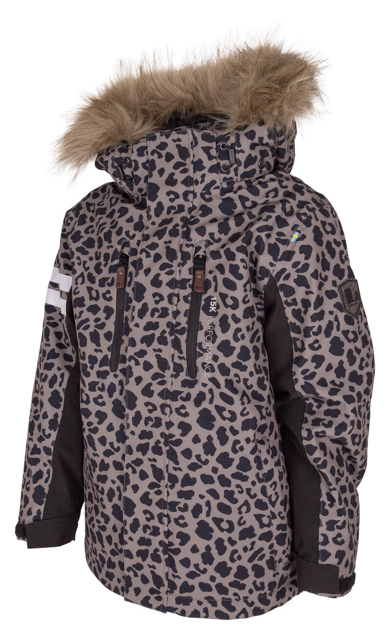 Colden Vinterjacka Barn & Junior Latte Black Lindberg