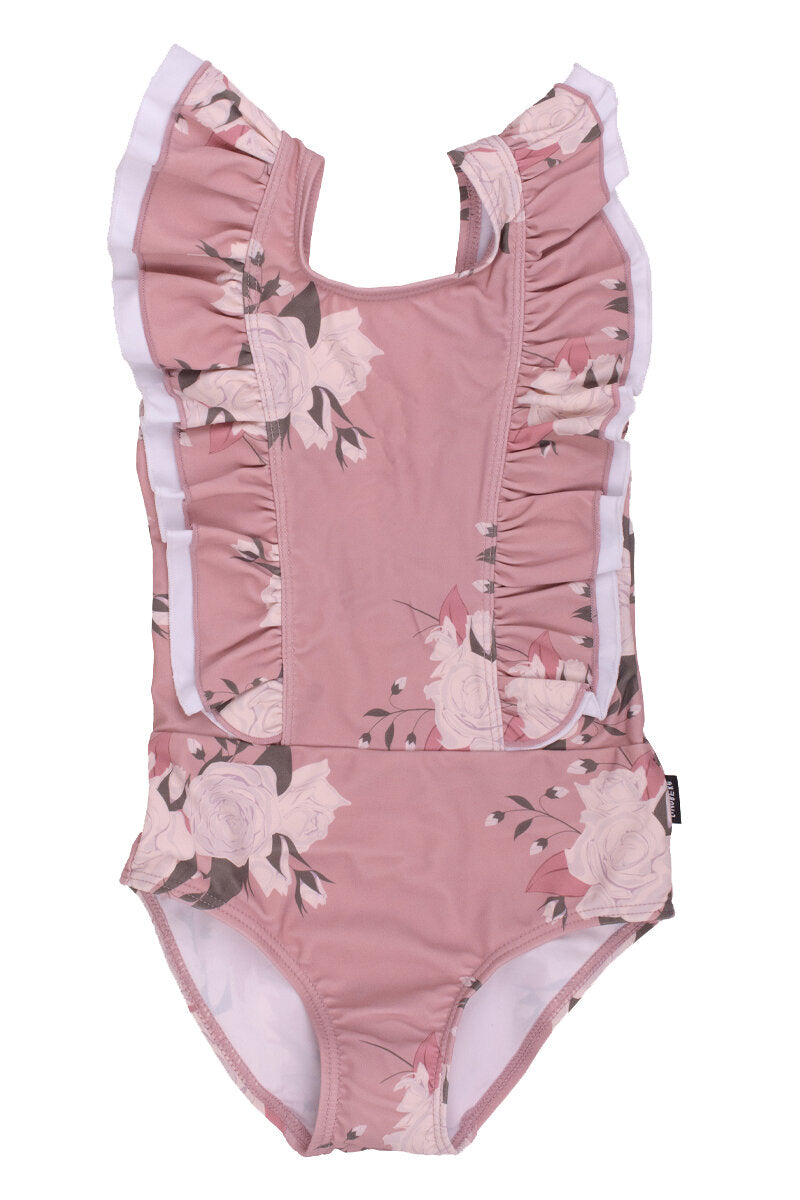 Daphne Swimsuit Kids & Junior Dusty Mauve Lindberg