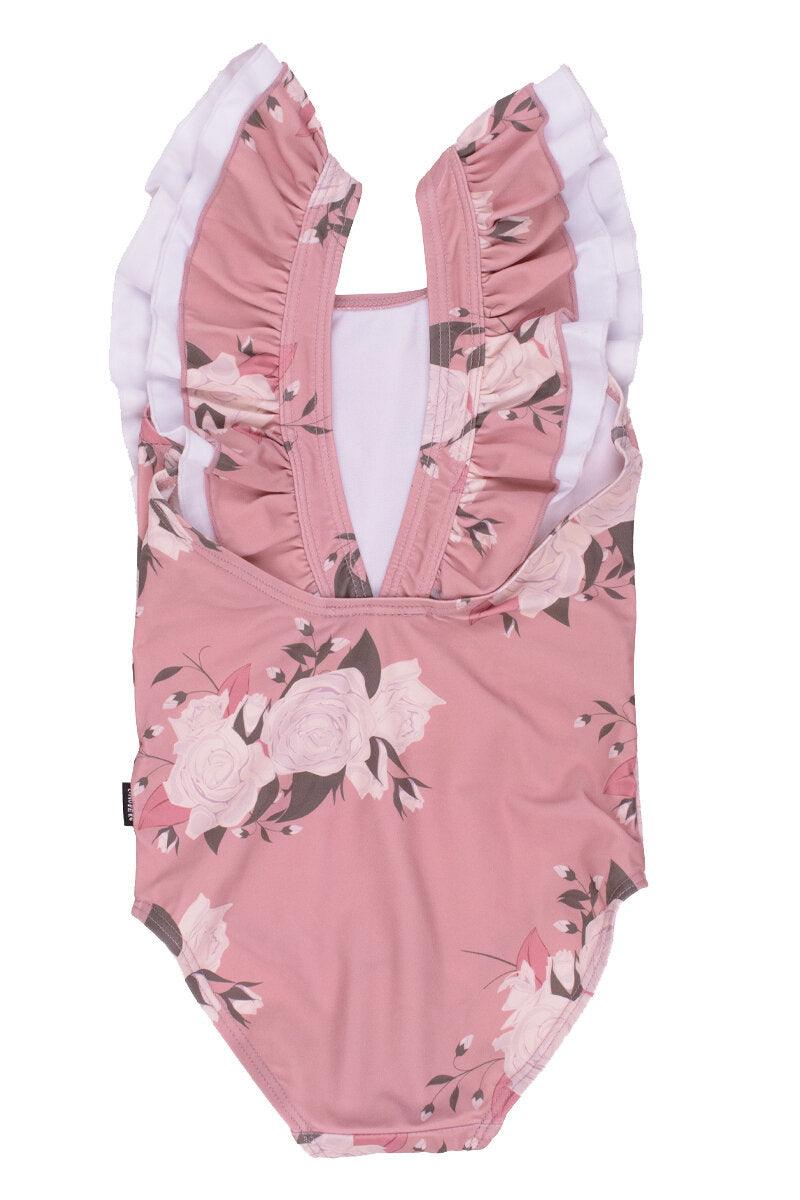 Daphne Swimsuit Kids & Junior Dusty Mauve Lindberg