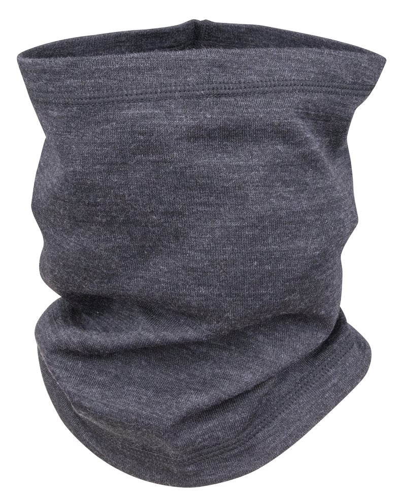 Delsbo Merino Halskrage Black Melange Lindberg