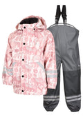 Djurås Unlined Rain Set Kids Rose - Lindberg