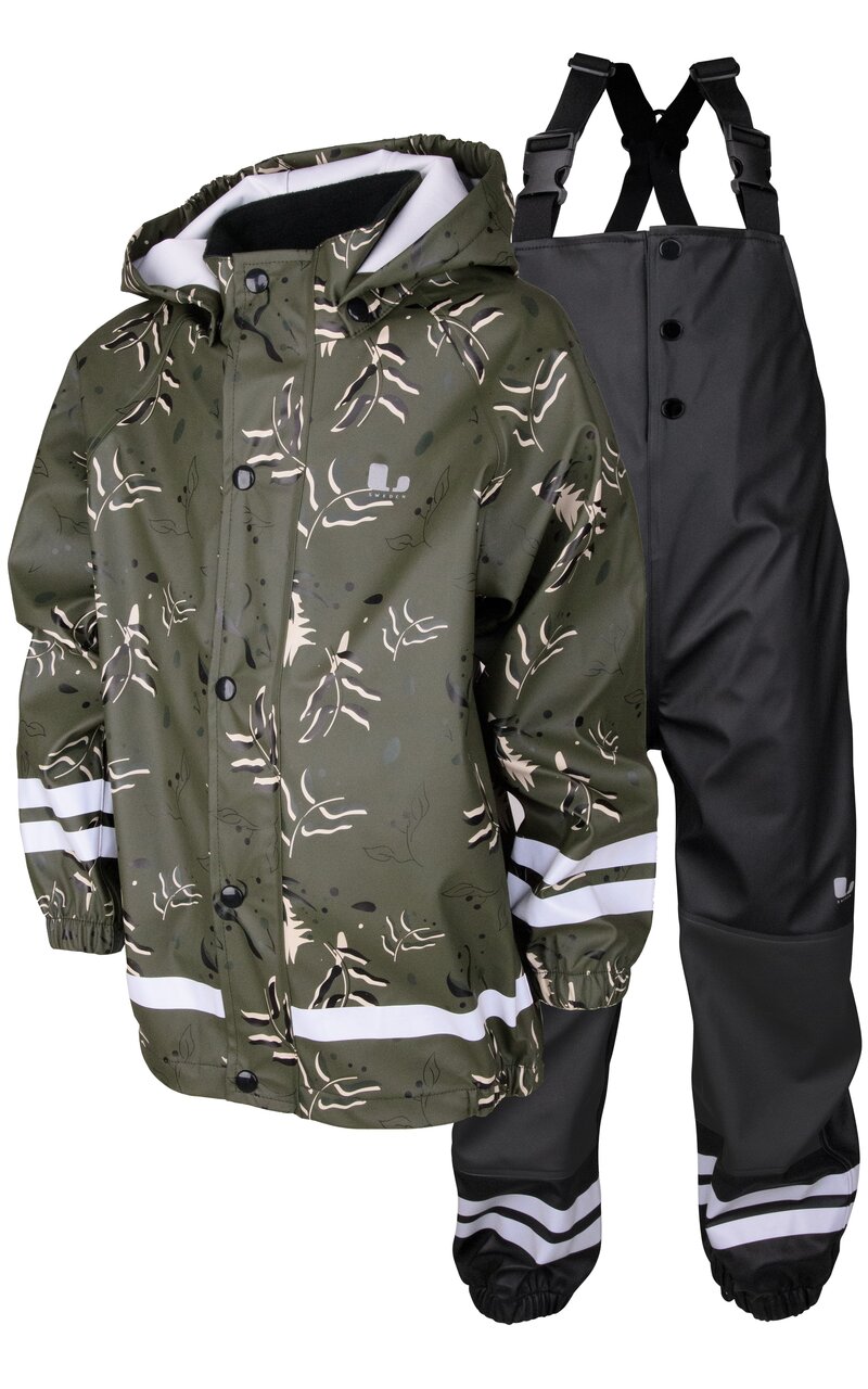 Forshem Ofodrat Regnset Barn Olive Black Lindberg