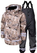 Forshem Unlined Rain Set Kids Potato Beige Lindberg