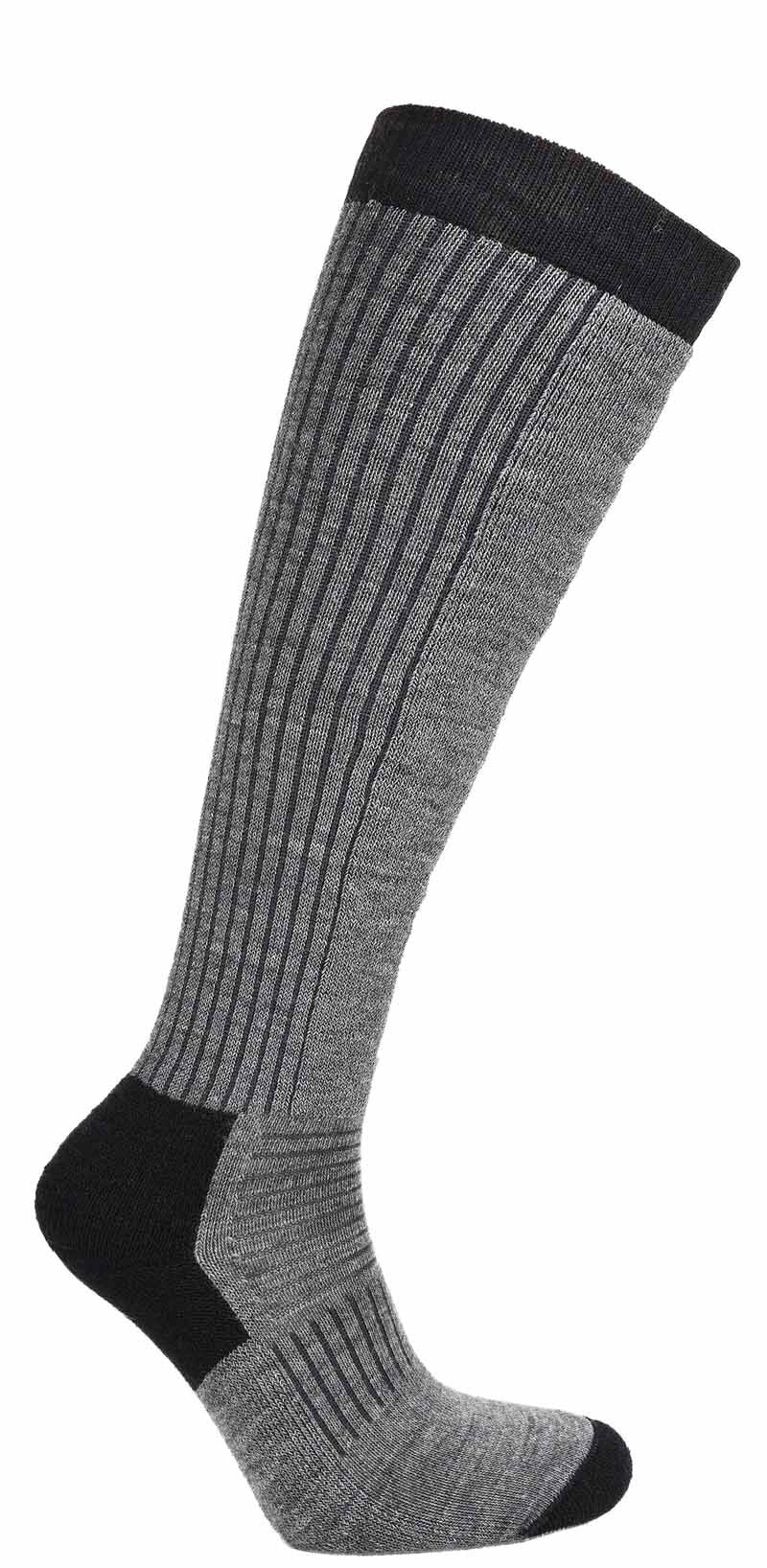 Heel Ski Sock Grey - Lindberg