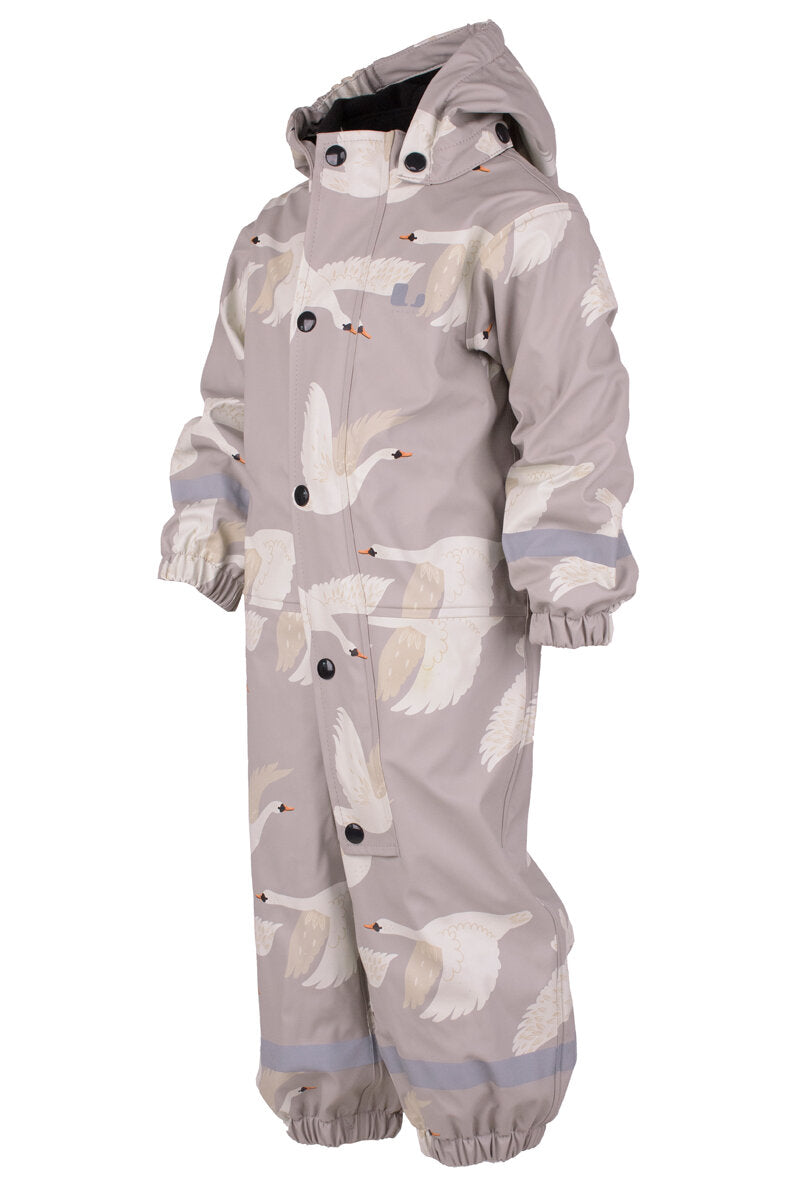 Lekhyttan Fodrad Regnoverall Baby Sand Lindberg