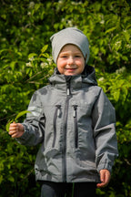 Lingbo Shell Jacket Children Junior Gray - Lindberg