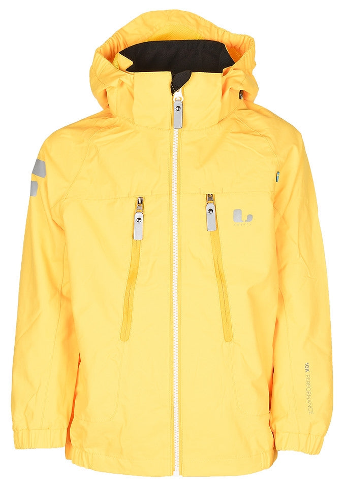 Lingbo Shell Jacket Kids Junior Yellow - Lindberg